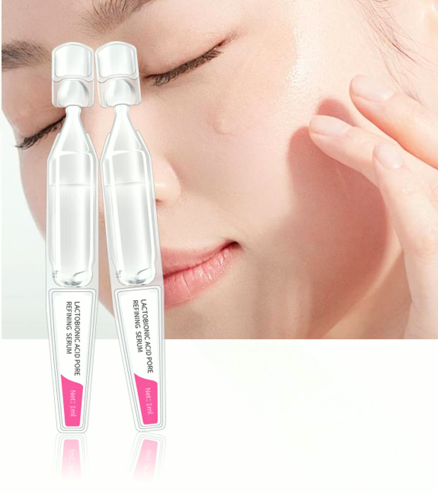 Clinic and spa take-home kit reference with BFS LDPE single-dose ampoules