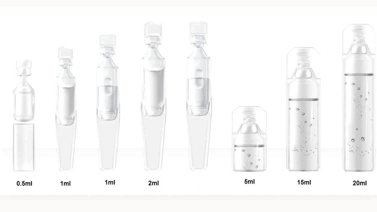 Single-dose ampoule format and color reference