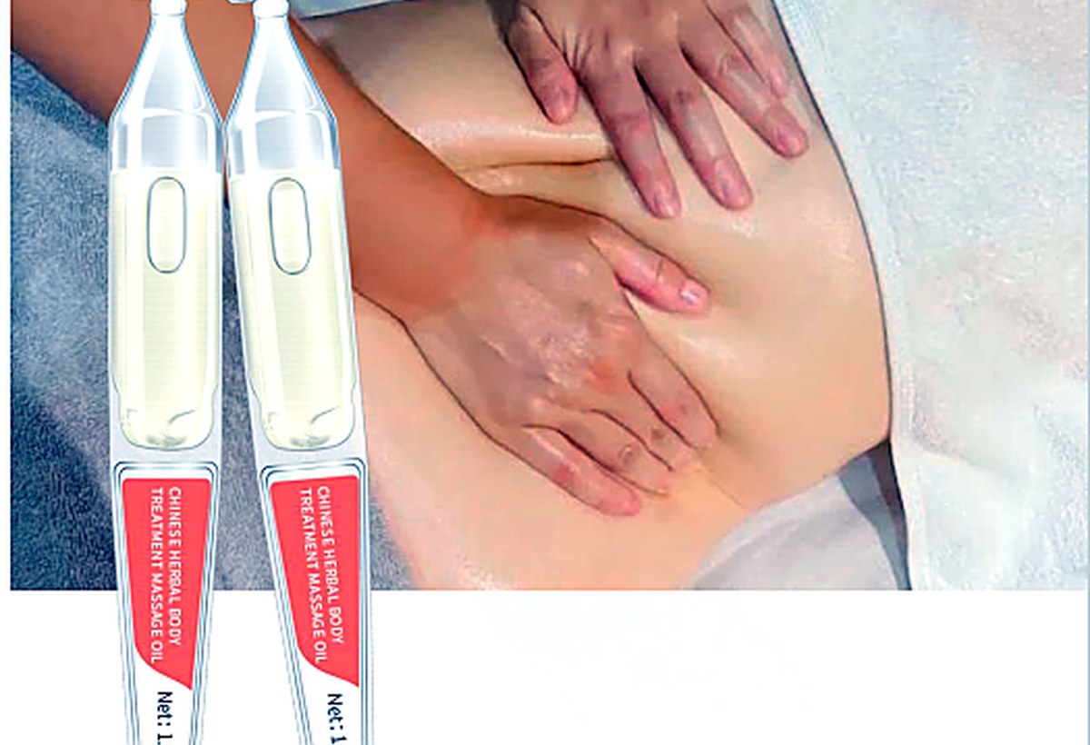 Body-care oil single-dose liquid visual concept
