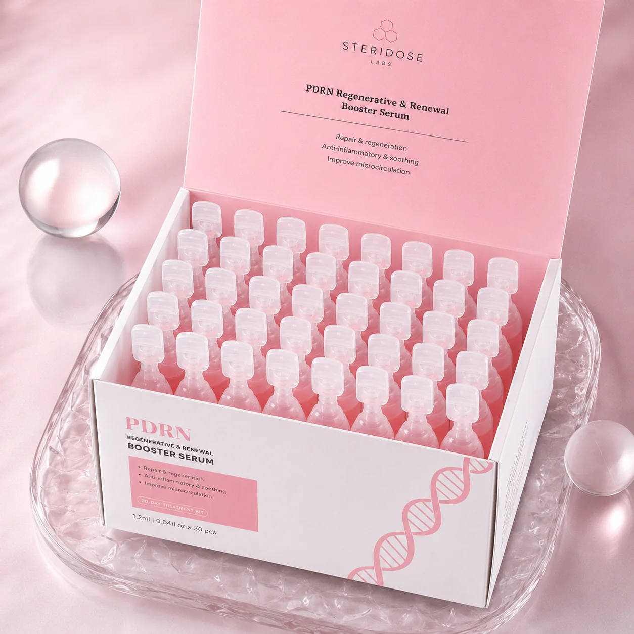 Clinic and spa consultation for single-dose serum OEM programs