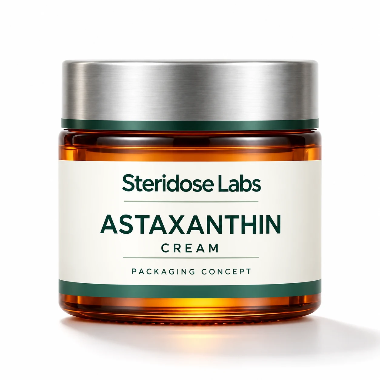 Astaxanthin cream packaging concept