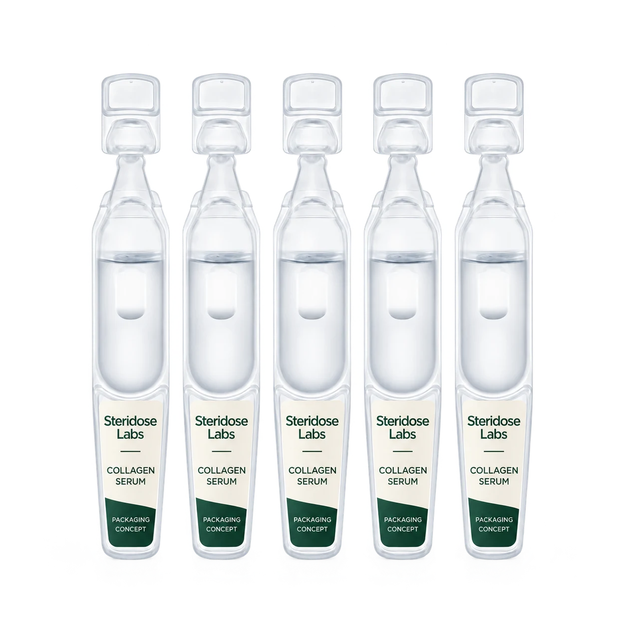 Five complete collagen-concept ampoules